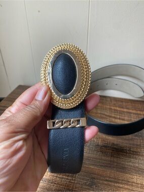 Vince Camuto Leather Belt, 32”